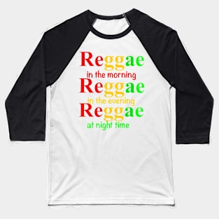 Reggae Music Lover Rasta Jamaica Jamaican Baseball T-Shirt